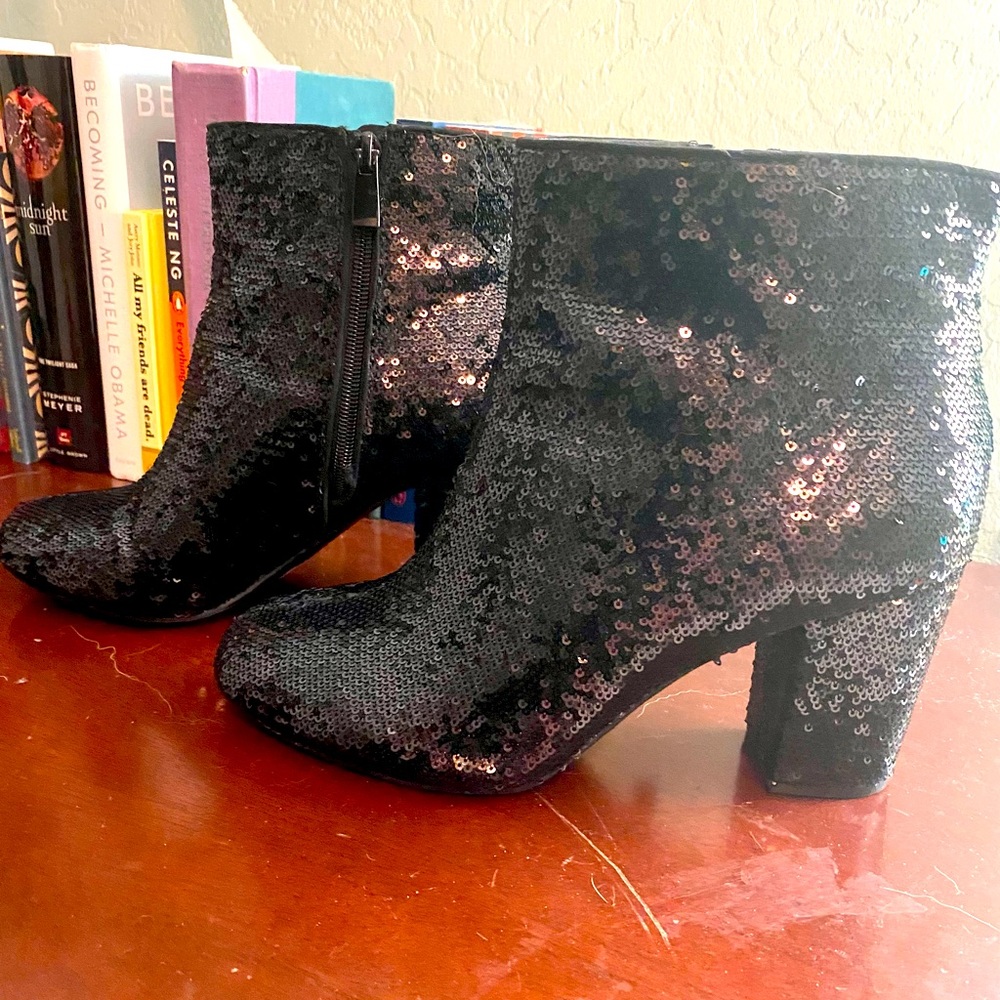 Torrid Betsey Johnson sequin boots